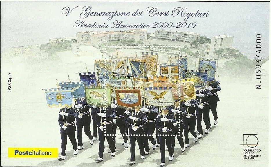 Foglietto erimofilo delle PP.TT. per il giuramento dello Zodiaco *****